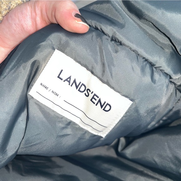 ❄️LANDS’ END❄️-Kids Iron Knee Insulated Snow Bibs/ Snow pants Size 10 - Picture 9 of 12